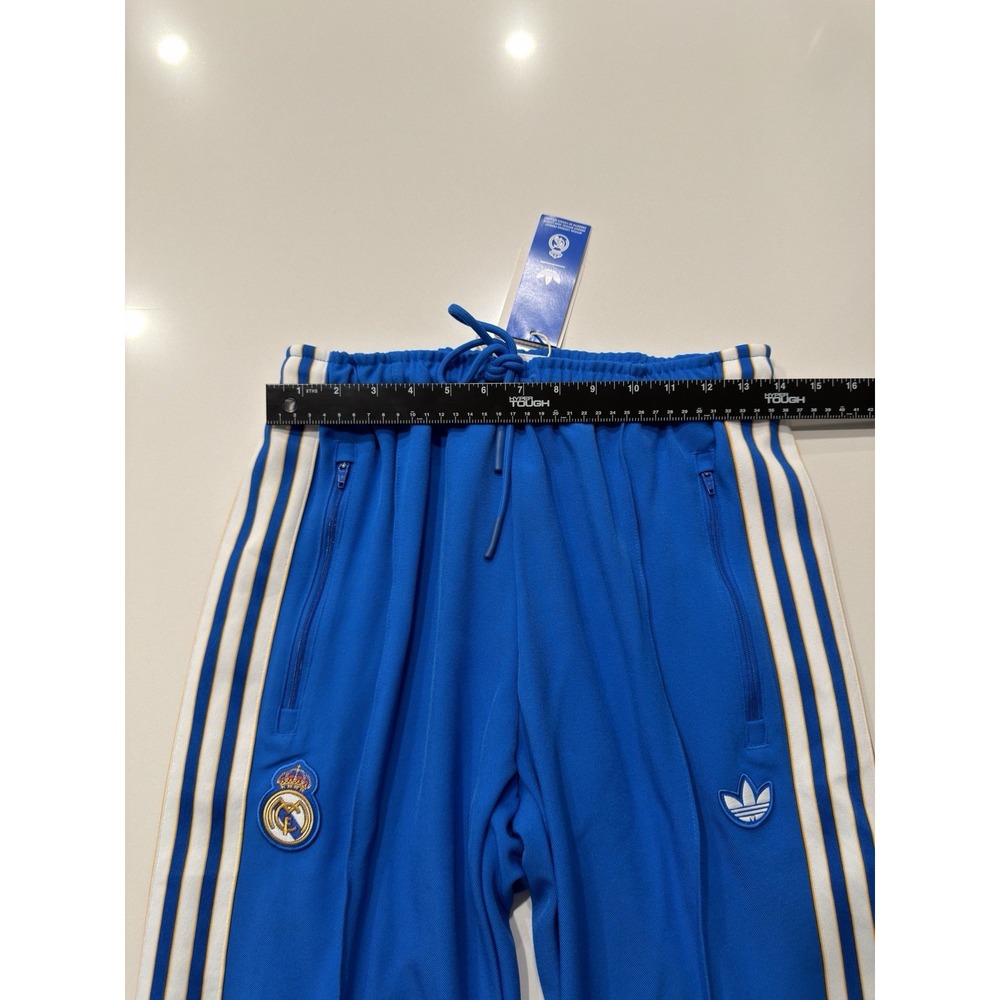 Adidas Real Madrid Terrace Icons Track Pants JN3057 Mens Medium Blue NWT - Picture 4 of 11
